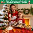 Palksky Christmas Cake Pop Mold, 3D Printed Gingerbread Man & Santa Claus Shapes with Sticks and Wrappers, Fun Cake pop Molds for Holiday Baking, Party Treats & Christmas Desserts