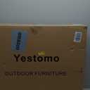 3-in-1 Beach Chair Face Holes, Lounge Chair Outdoor with Folding Side Table, 5-Position Recliner, Lay Flat, Removable Pillow, Heavy Duty, Max 330lbs, Poolside, Patio, Camping, Backyard Striped Blue