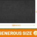 SRDDQLC Door Floor Mat Commercial Grade Large Size Heavy Duty Tough Entry Collection Slip Skid Entrance Mat with Rubber Backing Low Profile and Easy to Clean Indoor Outdoor Rug(Black, 3x10FT)