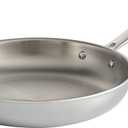 Tramontina Signature Tri-Ply Clad Stainless Steel 10-Inch Frying Pan, Induction-Ready Skillet, Dishwasher-Safe, NSF-Certified, Made in Brazil