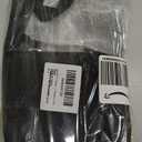 MONSTINA Makeup Brush Bag, Travel Makeup Brush Case Portable Large Makeup Brush Holder Marker Organizer Pro Makeup Artist Bags Sets Clear Cosmetic Bags Dust-Proof (Black)