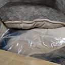 JOEJOY Rectangle Dog Bed for Large Dogs - Washable Orthopedic Sofa Bed, Soft Breathable Puppy & Pet Cuddler, Durable Calming Dog Bed with Anti-Slip Bottom, Multiple Sizes, Beige (L(30"x 24"x 9"))