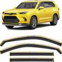 in-Channel Rain Guards for Toyota Grand Highlander 2024-2026