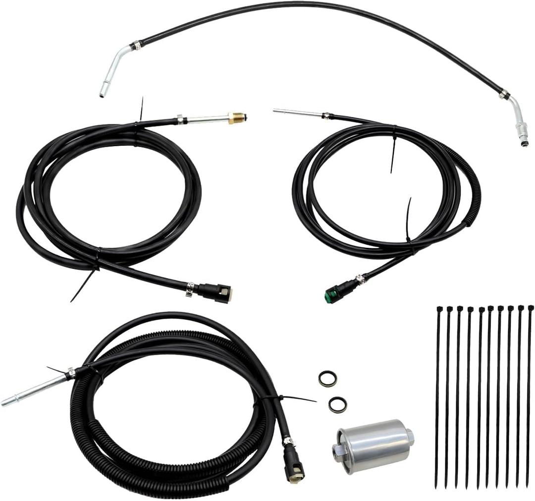 NFR0049 Nylon Fuel Line Kit Compatible with Avalanche Suburban Yukon Tahoe 2Wd 4Wd 5.3L 6.0L 8.1L 2000-2004