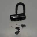 Kryptonite Evolution Bike Disc Lock, Small U-Lock 14mm Shackle with Keys, Heavy Duty Anti-Theft Bicycle Lock, High Security Mini for Powersports Motorcycles E-Bikes Scooters