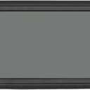 Fixed RV Window, 33" W x 10" H Tinted Window Replacement for RV Camper Caravan Motorhome with Trim Ring, Suitable for 7/8" or 1-1/4" and Slightly Thicker Up to 1/16" Walls, DOT Approved