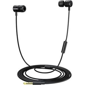MORMOQUE EP-06 Wired Earbuds in-Ear Earphones,Build-in Microphone Noise Isolating Headphones,3.5mm Jack 4.9ft Long Cord Ear Buds,HD Bass Audio,with 6 Ear Tips,for Smartphones/Laptop/Computer Etc-Black