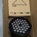 U`King LED Par Lights DJ Stage Light Corded RGB 36 LED with Sound Activated Control DJ Uplighting for Wedding Party Club Christmas Stage Lighting (2 Packs)