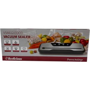 Vacuum Sealer Machine, Beelicious Automatic Air Sealing for Food Storage, Build-in Cutter