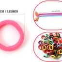 3 x 100 Pcs Baby Hair Ties, Seamless Cotton Toddler Hair Ties for Girls and Kids, Multicolor Small Soft Hair Elastics Ponytail Holders(10Colors)
