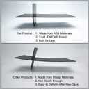 JDMCAR Compatible with Toyota 4Runner Accessories 2010-2023 2024 Glove Box Organizer and GX 460 (2010-2023)Insert ABS Black Materials 4-Runner Compartment Tray