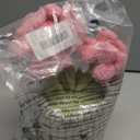 Apricot Lamb Soft Sunflower Plant Plush Toy, Stuffed Pink Flower for Kids, Soft Cute Plush Toys for Baby Girl and Boy, Fluffy Potted Sunflower