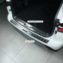 Rear Bumper Protector Fit for Toyota Highlander 2020-2026, for Highlander Hybrid and Gas Accessories 304 Stainless Steel Material Bumper Topper, Silver