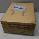 Set of 2 Rustic Table Lamps for Living Room Bedroom, Farmhouse Vintage Nightstand Lamp with 2 USB Ports, Hollow Out Resin Lamp for End Table with Nightlight, Bulbs Included (Wash White)