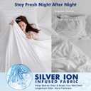 Elegear Silver Infused Cooling Bed Sheets Queen, Arc-Chill 3.0 Cool Tech, Silver-Ion Freshness, Cooling Sheet Set for Hot Sleepers & Night Sweats, Breathable Soft & Dry, Deep Pocket 18", 4PCS