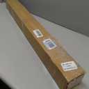Cordless Bamboo Roman Shade, Light Filtering Blinds 36x64, Carbonized