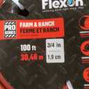 Flexon 3/4" x 100ft Farm & Ranch Garden Hose