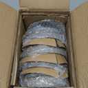 Bosmarlin Stoneware Cereal Bowls Set of 4, 26 Oz, Soup Bowls for Oatmeal, Salad, Dishwasher and Microwave Safe, Reactive Glaze (26 Oz, Grey)