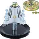 918-04865A Deck Spindle with 756-04129 Idler Pulley Replaces 618-04865A 918 04865A 918-04636 918-04636A 918-04865 for Craftsman LT2000 Cub Cadet 46" LTX 1046 LTX 1045 LTX1046 LTX1045 Tractors