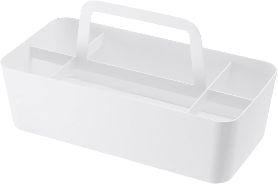 YAMAZAKI Home Tower Tool Box - Steel - (Large, White)