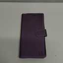 Wallet Case for Samsung Galaxy A16 5G, RFID Blocking Credit Card Holder, PU Leather Folio Flip Kickstand Protective Shockproof Cover for Galaxy A16 (Purple)