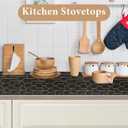 Shelf Liners for Kitchen Cabinets Drawer Liner 12in x 20FT Non Adhesive Black Gold Line Thickened Refrigerator Shelf Liner Paper Strong Easy to Clean for Tool Box with Knife and Tape Measure