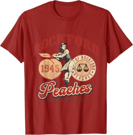 Rockford Retro 1945 Peaches T-Shirt (Red, S)
