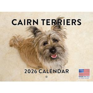 Cairn Terrier Calendar 2026 Wall 12 Month Monthly Cairn Terriers Gifts For Cairn Terrier Lovers Women Men Mom Dad | American Made In The USA