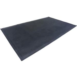 DiversiTech Outdoor Gas Grill BBQ & Fire Pit Mat, 60" x 30", Black