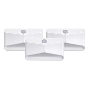 Mr. Beams MB710 LED Nightlight, Wireless, Battery-Powered, Motion-Sensing For Use In Bedroom, Stairs, Nursery, Kitchen & More, Three-Pack, White,MB710-WHT-03-00