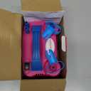IDAODAN Electric Balloon Pump, Portable Electric Balloon Blower Machine Balloon Air Pump Dual Nozzle Rose Red 110V 600W Balloon Inflator for Party Decorations