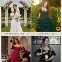 Scarlet Darkness Women Off Shoulder Corset Dress Sweetheart Fishboned Puff Sleeve Renaissance Dress (Black, M)