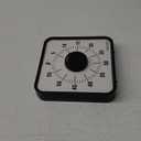 Secura 60-Minute Visual Countdown Timer, 7.5-Inch Oversize Classroom Visual Timer for Kids and Adults, Durable Mechanical Kitchen Timer Clock with Magnetic Backing (Blue)