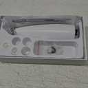 Facial Pore Blackhead Remover Vacuum - Fore Cleaner and Blackhead Extractor with 3 Adjustable Suction Levels - 5 Probes - Pore Vacuum Kit for Women&Men (White)