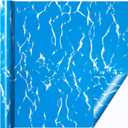 Nuanchu Vinyl Pool Liner Patch Self-Adhesive PVC Repair Patch for Swimming Pools Inflatable Boat(Sky Blue,12 x 40 Inch)