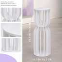 1 Pc Cylinder Stands for Party,White Cake Pedestal,Large Cake Stands, Cake Pedestal Stand,Cylinder Cakes Stand Display Stands for Birthday and Wedding Party Decorations