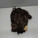 Short Brown Wigs for Women Black Brown Curly Natural Wig Synthetic Full Wig for Role Play,Halloween,Daily Use