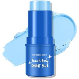 KYDA Blue Face Paint - Light Blue Body Paint Stick for Halloween, Corpse Bride Avatar Sally Cosplay SFX Makeup
