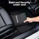 Car Gun Safe Small Pistol Safe Handheld Biometric Gun Cases for Handguns, Portable Fingerprint Pistol Lock Security Box for Travel Nightstand Bedside