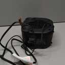 Portable Ceramic Space Heater w/Thermostat, 1500W Indoor Electric Space Heater Fan with Overheat and Tip-Over Protection, Heat Up 200 Square Feet for Office Room Dorm Use, Black