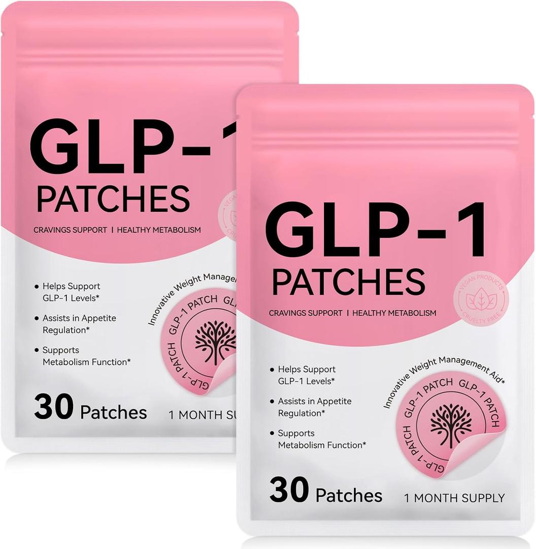 2 x GLP1 Patches 2Pack, Natural Ingredients