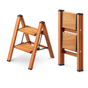 Midoli 2 Step Ladder, Folding Step Stool with Anti-Slip Wide Pedal, Aluminum Material Lightweight Yet Sturdy, G.W 3,4 Kg, N.W 2.8 Kg, Meas 65*48*7CM