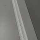 RV Awning Trim, Aluminum RV Insert Roof Trim, 51" Length Black Camper Trailer Awning Rail (4 Trim Pieces, Black) (2 Trim Pcs, White)