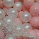 Ball Pit Balls Pack of 100 200 500 - Star and Round Set BPA Free Phthalate Free Non-Toxic Crush Proof Play Balls Soft Plastic Balls for Toddlers Baby Kids Birthday Pool Tent Party