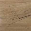 CRE8TIVE 24-Pack Natural Oak Vinyl Plank Flooring Waterproof Light Brown Peel and Stick Floor Tile for Bathroom Kitchen 6"x36" Adhesive Laminate Wood Flooring Planks Vinyl Wood Tiles for Living Room