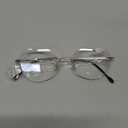 Eyekepper Frameless Reading Glasses Women - Round Rimless Readers Men Silver +2.50
