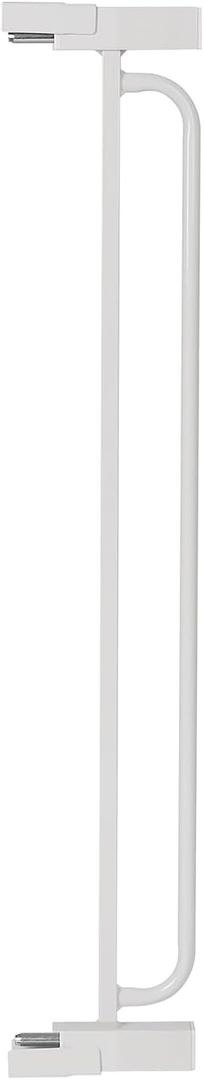 Extra Wide Baby Gate Extension 3.94 Inch Pressure Mounted, Auto Close Child Baby Gates for Doorways No Drill, Walk Through Dog Gate Indoor for The House, White