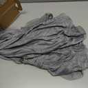 EMME Cooling Blankets for Hot Sleepers, Summer Blanket 60"x80" for Bed, Thin Lightweight Throw Blanket for Couch, Double-Sided Keep Body Cool, Grey Cold Sheet Night Sweats