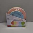 POSATE 60PCS Colorful Disposable Plastic Plates, Heavy Duty Plates for Wedding/Party, 30PCS Dinner Plates 10.25 and 30PCS Dessert/Salad Plates 7.5, Colorful Plates for Party Event