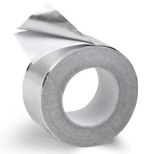 Impresa High Temperature Aluminum Foil Tape - 30 ft (10 yd) x 1.5 in Wide, 0.15 mm Thick, Silver - Heat & Waterproof Resistant for Metal, Plastic & Glass